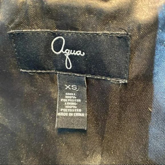 Aqua‎ Womens XS Olive Green Lightweight Utility Jacket Rain Coat Parka - Picture 7 of 8